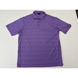 Nike Tiger Woods Collection Polo Lavender Shirt Size Large Dri Fit